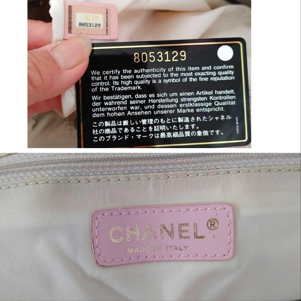 Chanel Pink Nylon CC Travel Ligne Tote Bag - Picture 4 of 16